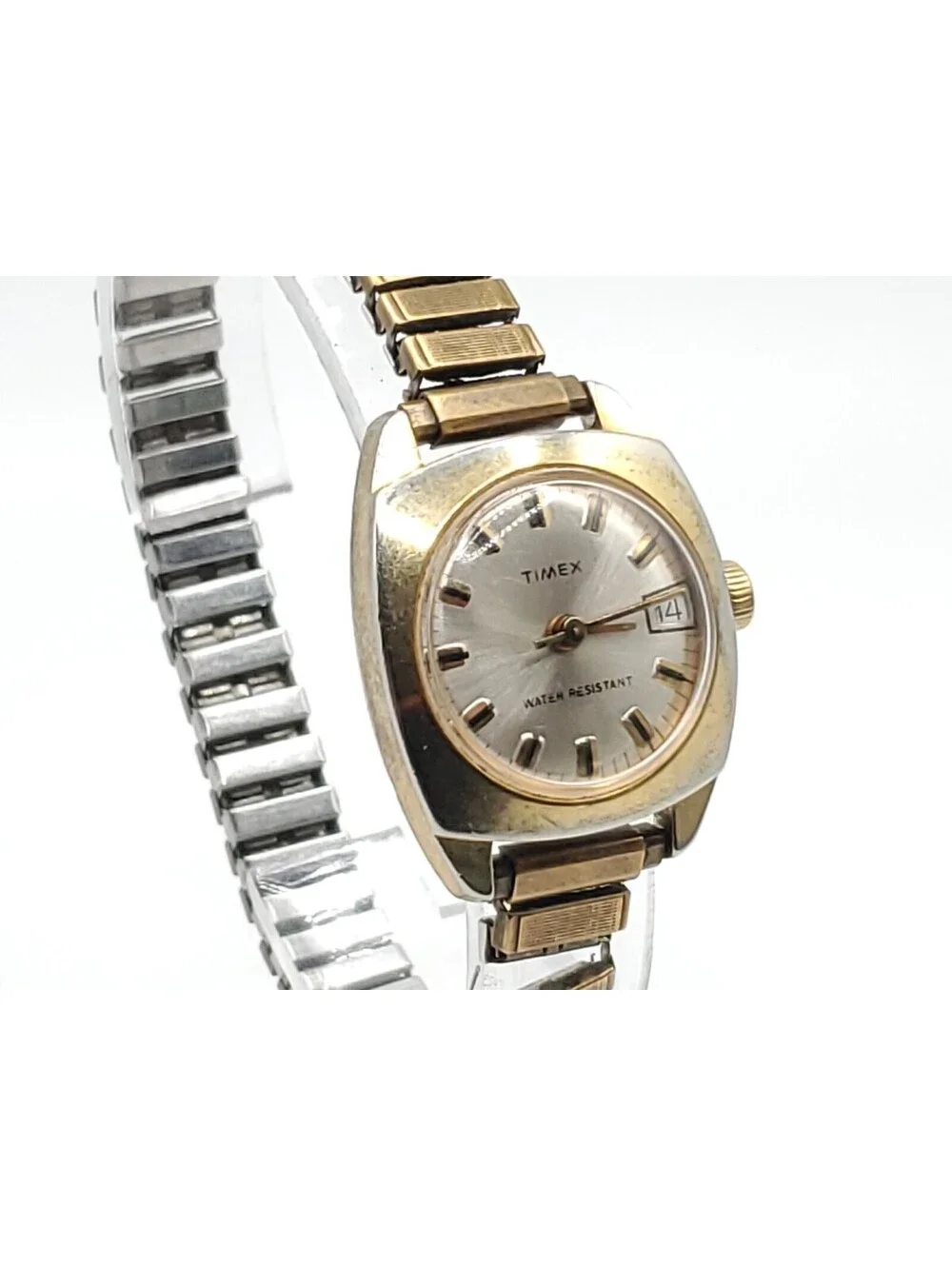 Timex Mechanical  Water Resistance Watch Womens For Parts Or Repair 24mm